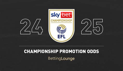 championship promotion betting